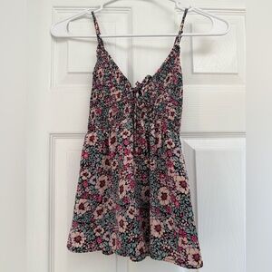 American Eagle Outfitters Floral Smocked Dress